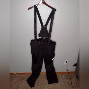 REVIT Tornado 3 Pants XXL Short Black Motorcycle Riding Pants Padded Stappers